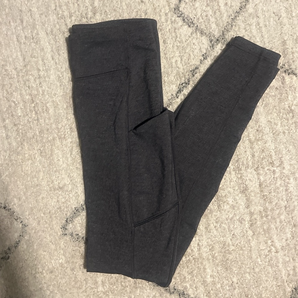 Lululemon Athletica Gray Leggings Performance Fit